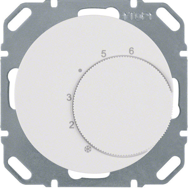 Hager Berker Thermostat mit Umschaltkontakt weiß R1 R3 - 20262089