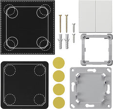 Gira EnOcean Montageset 2-Wege-Wandsendersystem 55 Weiß - 823203