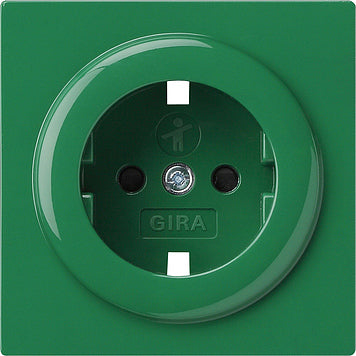 Gira Abdeckplatte für Steckdose S-Color grün - 092145