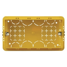 Bticino 4 Module Quadratisch Gelb Unterputzdose 130x71x52mm - BT504E [5 Stück]