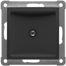 Peha Badora D 11.477.193 Black Matte Blind Cover Plate - 00276832 [2 pieces]
