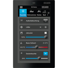 Jung KNX Smart Control Touchpanel 5 Zoll Schwarz - SC5SW