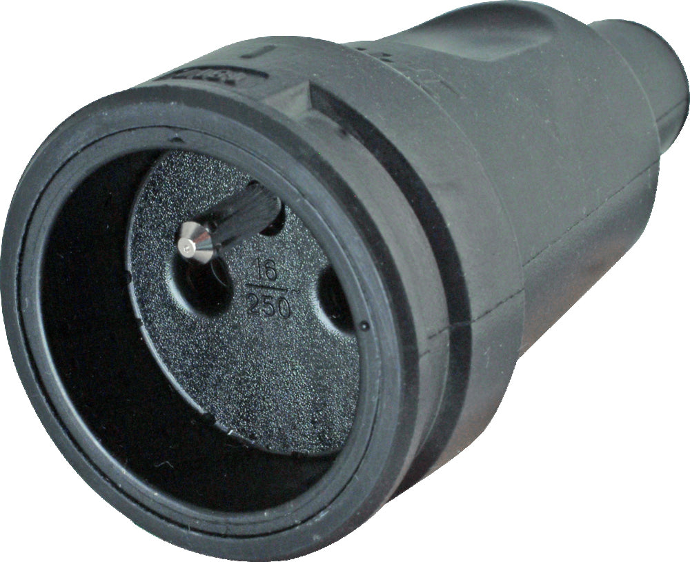 Rubber PA Plug Connector Black - 181716004 [10 Pieces]