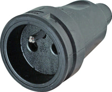 Rubber PA Plug Connector Black - 181716004 [10 Pieces]
