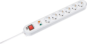Bachmann Smart Table Socket 6x230V Surge Protection 1.5m - 381.2501K