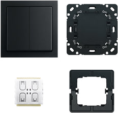 ABB Busch-Jaeger 6716 UJ-885 Future FoH Schalter Set Schwarz matt - 2CKA006710A0016