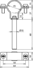 Dehn-Leitungshalter für HVI-Stromleitung - 253330