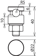 Dehn V4A Edelstahl-Klemmschraubverbinder mit Federring - 301099