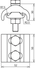 Dehn PV Parallel Connection Accessory Copper Galvanized - 306106