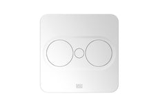Bach Twist2 2X230V quadratisch weiß mit Einbaustecker - 946.201