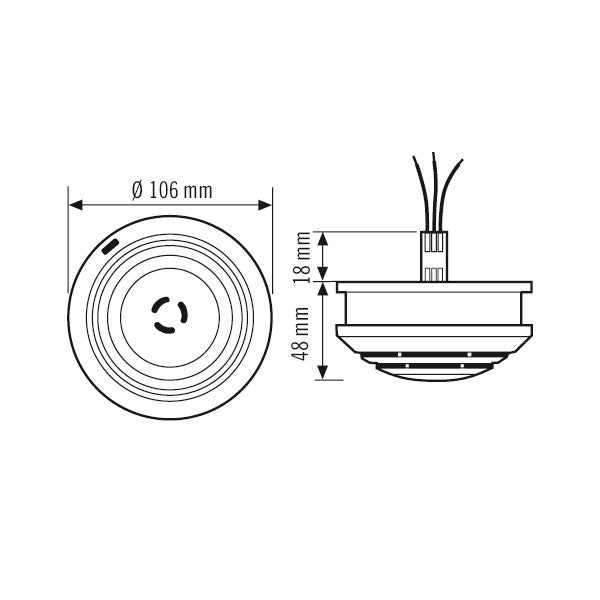 ESYLUX Funk-Rauchwarnmelder Protector K 9 V RF Set - ER10019500