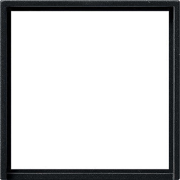 Gira Adapterplatte quadratisch 50x50mm System 55 Schwarz matt - 0282005