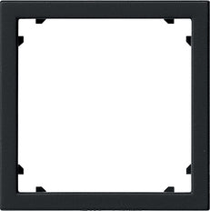 Gira Adapter Quadratischer Rahmen 45x45mm System 55 Mattschwarz - 0283005