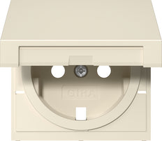 Gira Schuko-Abdeckung HC System 55 in Cremeweiß - 492201