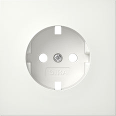 Gira F100 Weiß Schuko-Steckdose Abdeckung - 4920112 [2 Stück]