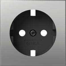 Gira Schuko-Steckdosen-System 55 Edelstahl - 4920600