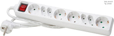 Kopp 8-Way Socket Switch Arctic White Edge - 129502003 [10 Pieces]