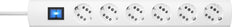 Kopp DuoVersal Plus Cord Central 6-12V mit Schalter Weiß - 234102006