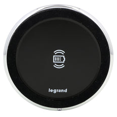 Legrand Disq80 Qi Wireless Ladegerät 15W Schwarz - 077643L
