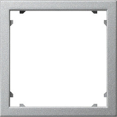 Gira Quadratischer Adapterrahmen 45x45mm System 55 Aluminium - 028326