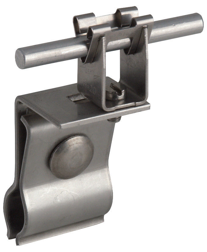 Dehn Al/StSt Dachleitungshalter für Blechdächer Wulst Rd 20mm - 223041
