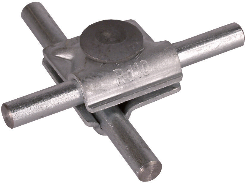 Dehn MV Klemme St/Tzn für Rd 10mm mit Flachkopfschraube - 391060 [2 Stück]
