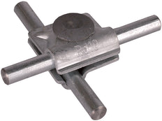 Dehn MV Klemme St/Tzn für Rd 10mm mit Flachkopfschraube - 391060 [2 Stück]