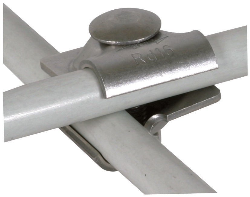 Dehn MV Klemme StSt Rd 16/16mm mit Flachrundschraube - 393069