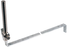 Rutenhalter mit Strebe L475mm für Pultdach mit Schraube - 223005