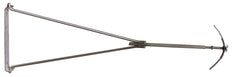 Adjustable Stainless Steel Eaves Support For Rd 7-10mm 1.45-1.75m - 239019