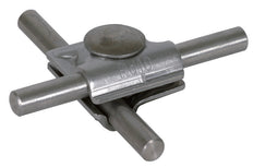 Dehn MV Clamp Stainless Steel For 10mm Round With Truss Head Screw - 391069