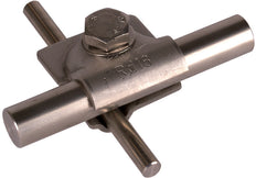 Dehn MV Klemme 8-10/16mm Edelstahl mit Sechskantschraube - 392059