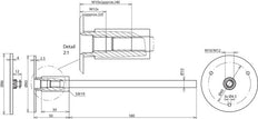 DEHN Fixed Earthing Terminal M10 M12 With Connection Axis - 478011