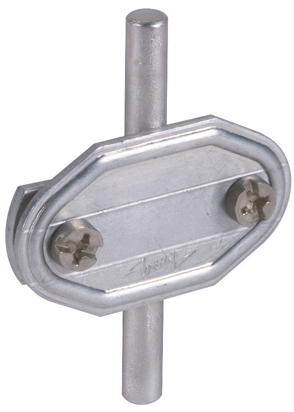 Dehn Nummernschild Al Für Rd 7-10Mm Fl 30Mm Overspanningsveilige Montageset - 480003 [2 Stück]