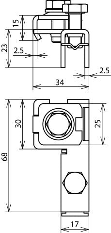 Dehn Grip Holder For Continuous Tensioning Strap - 540110