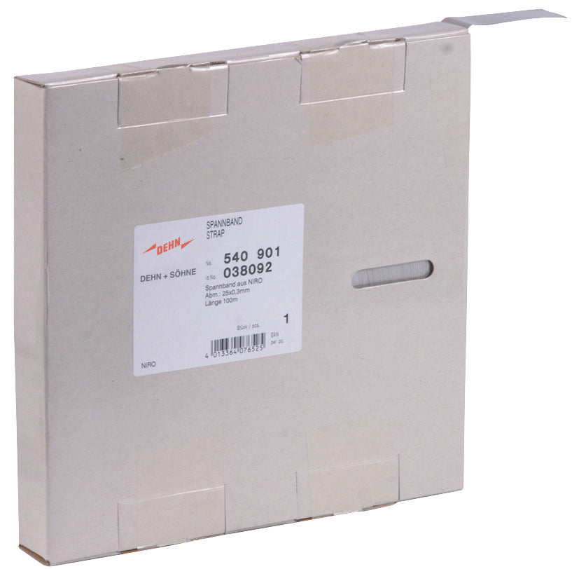 Dehn Edelstahl-Spannband 25x0,3mm Länge 100m V2A - 540901