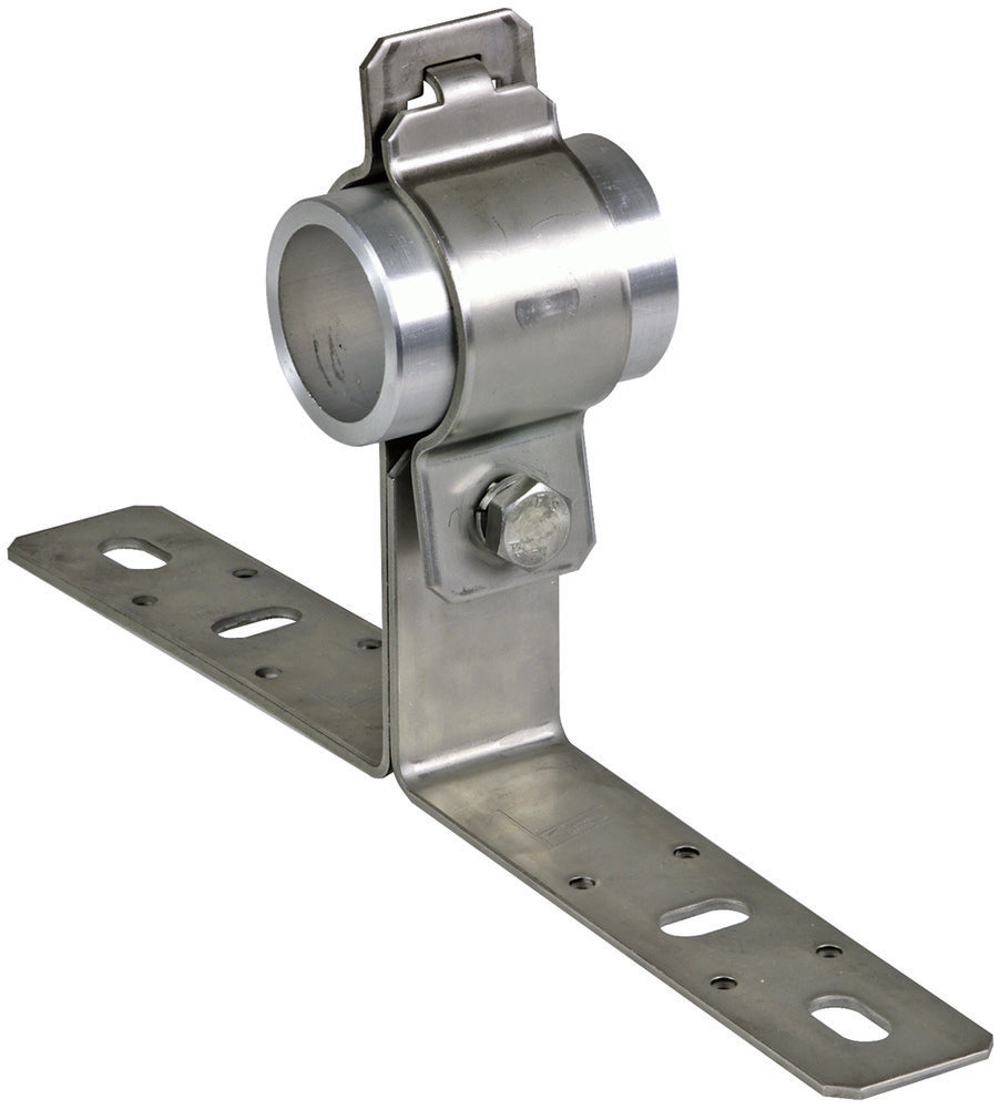 Dehn Edelstahl-Montagebügel mit Klampe für 50mm Rohre - 105340