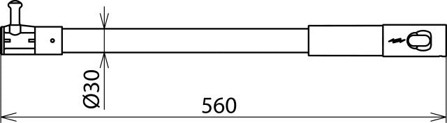 Schaltstangenkopf bis zu 36KV 50Hz mit Steckkupplung - 766164