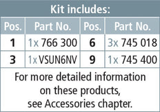 Dehn Erdungs-Kurzschlussset für Kabelverteilerschränke - 766302