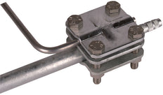 Dehn Earth Rod Connector For 20-30mm Rd 8-12.5mm Fl-40mm Cables - 610010