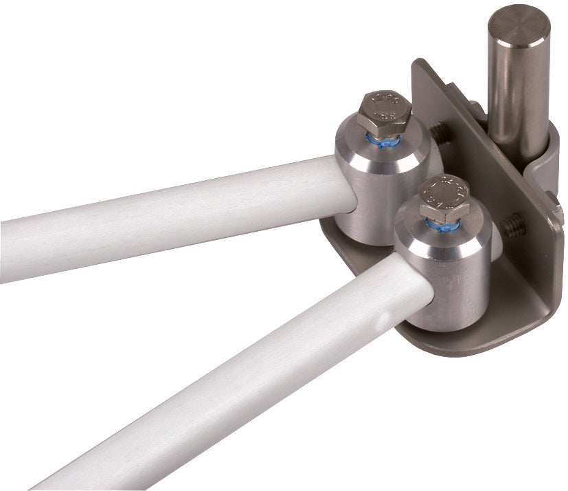 Dehn-Adapter Winkelträger Luftabschlussstangen V2A - 106325