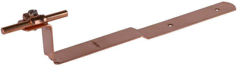 Dehn Cu Roof Conductor Holder For Rd 6-10mm With Brace L 260mm - 202017