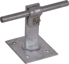Dehn Dachleitungshalterung St Tzn für Rd 6-10mm mit Platte 50 - 202030