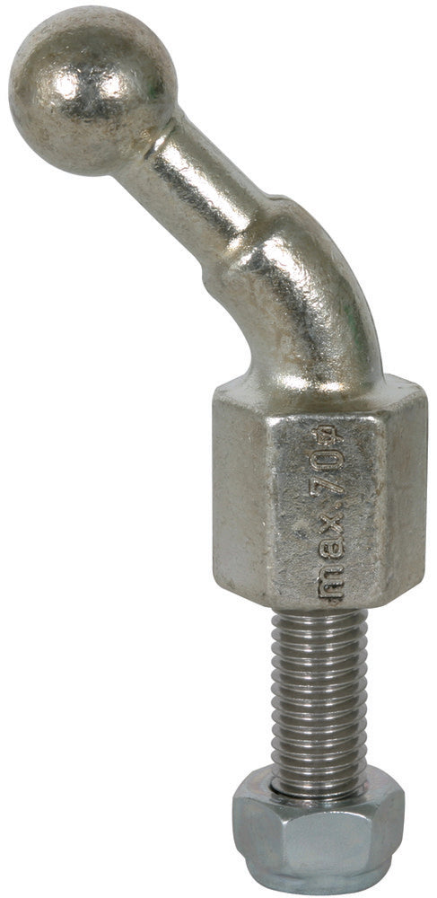 Dehn Fixed Ball Point Angled 20mm With Threaded Pin M12x35m - 706235