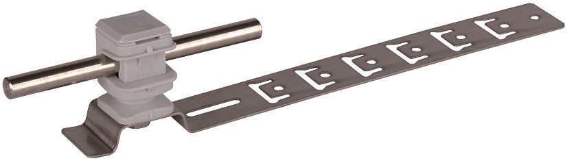 Dehn Unisnap Roof Conductor Holder Grey Stainless Steel Plastic - 204149 [2 pieces]