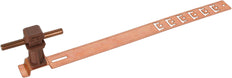 Dehn Roof Conductor Holder Unisnap Cu Plastic Brown 36mm 8mm - 204187