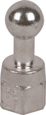 Feste Kugelspitze 20mm gerade mit M16 Innengewinde - 754600