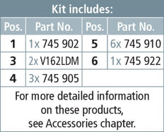 Dehn Niederspannungs-Erdungs- und Kurzschluss-Bausatz - 745903