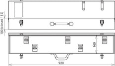 DEHN SKL 92 16 10 Stahlblechgehäuse für Spannungsprüfer - 766703