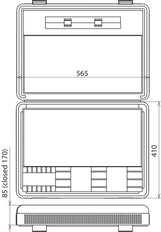 Dehn Kunststoffkoffer für Eas Kit für Kabelverteilerschränke - 745952